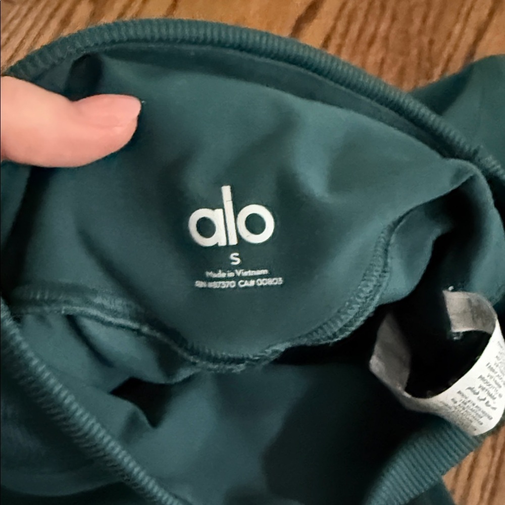 ALO Yoga Deep GreenLeggings -matching bra listed separate - Picture 4 of 9